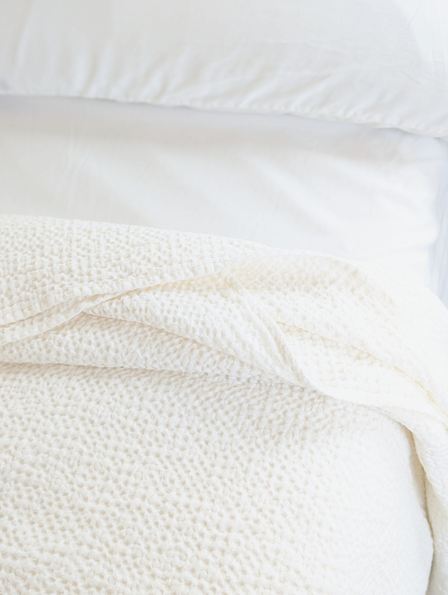 Linen Waffle Blanket