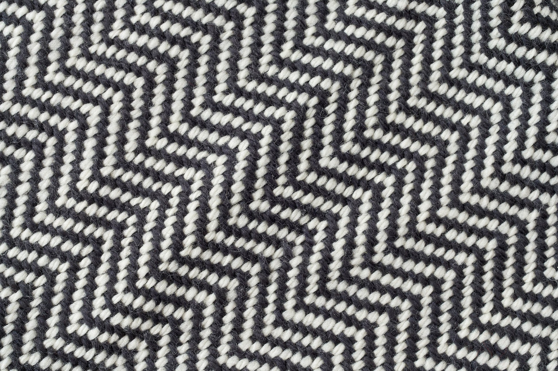 Chevron Pattern Soft Wool Throw Size Blanket, made in USA