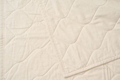 Cotton Quilted Bedspread, woven, made in USA
