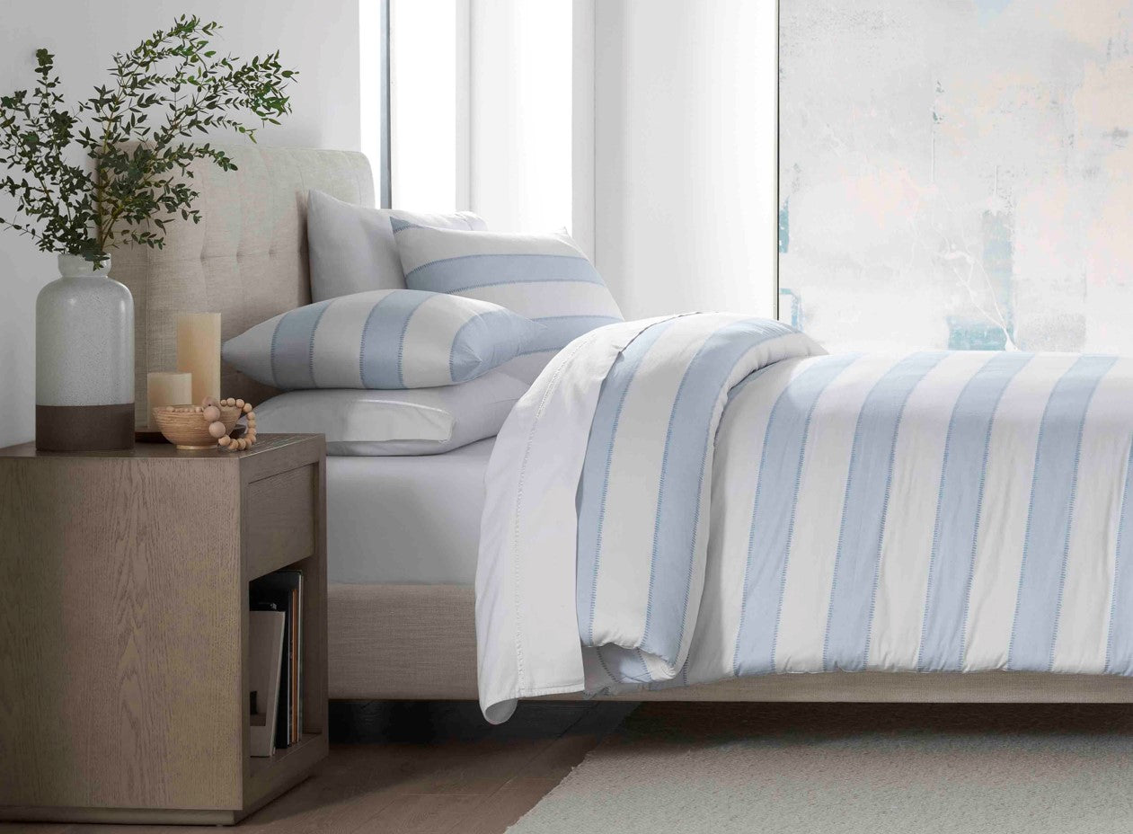 Clean Design Home® Sateen Duvet Cover Set-Aspen, linen and cotton