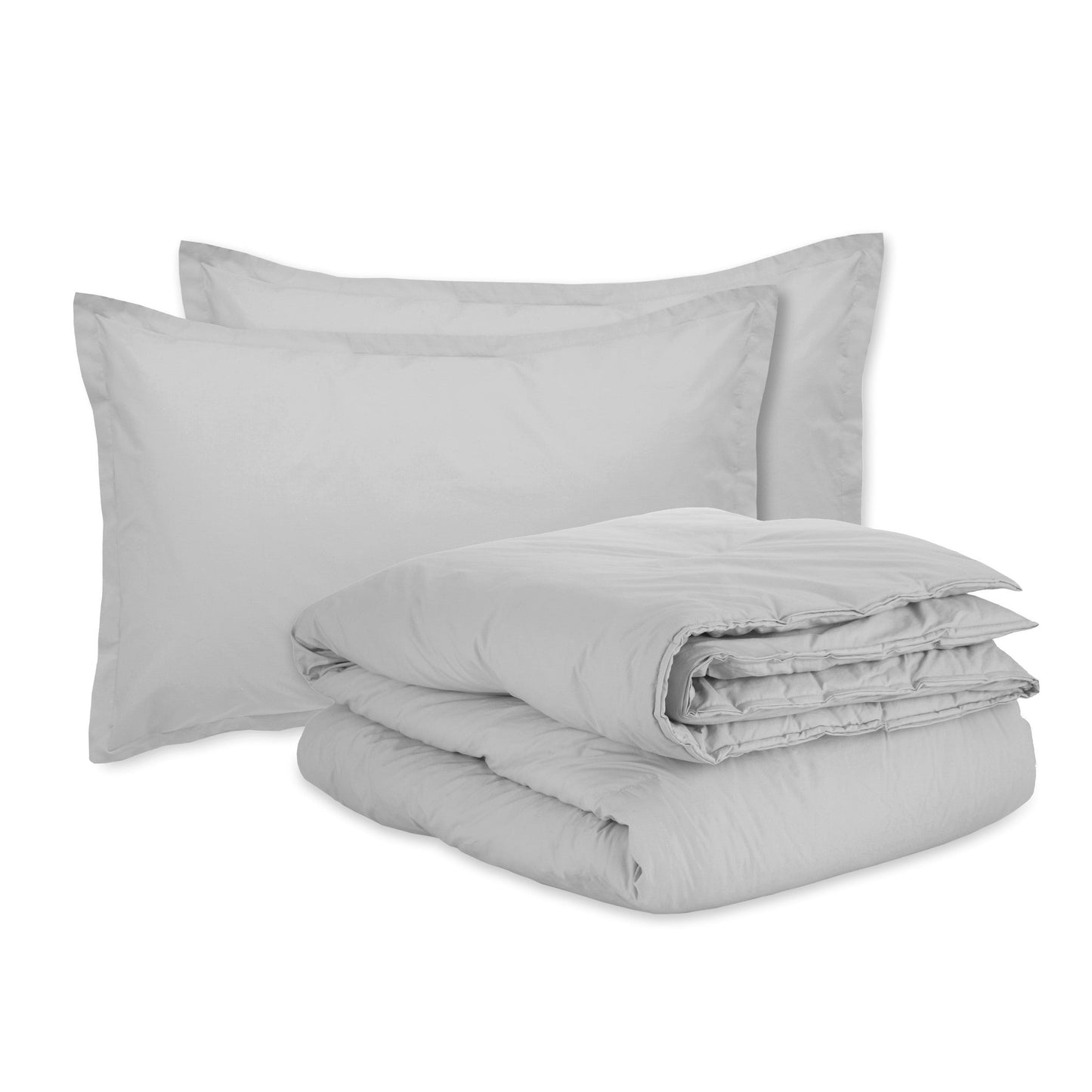 Clean Design Home® Duvet Cover Set, Cotton-Solid Color