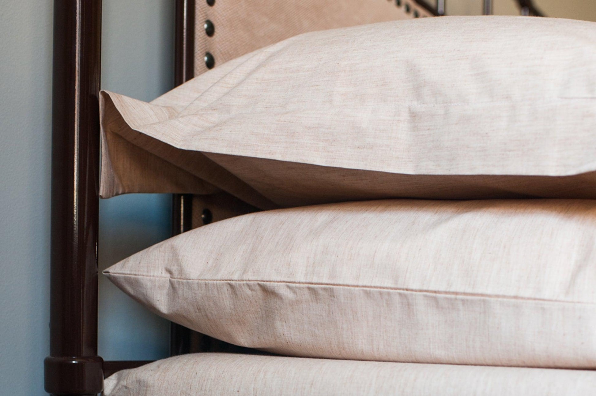 Colored Cotton Bed Pillowcases, made in USA