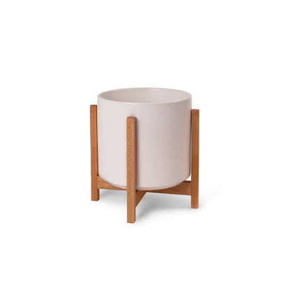 Solid Goods Ceramic Cylinder– With or Without Mahogany Stand